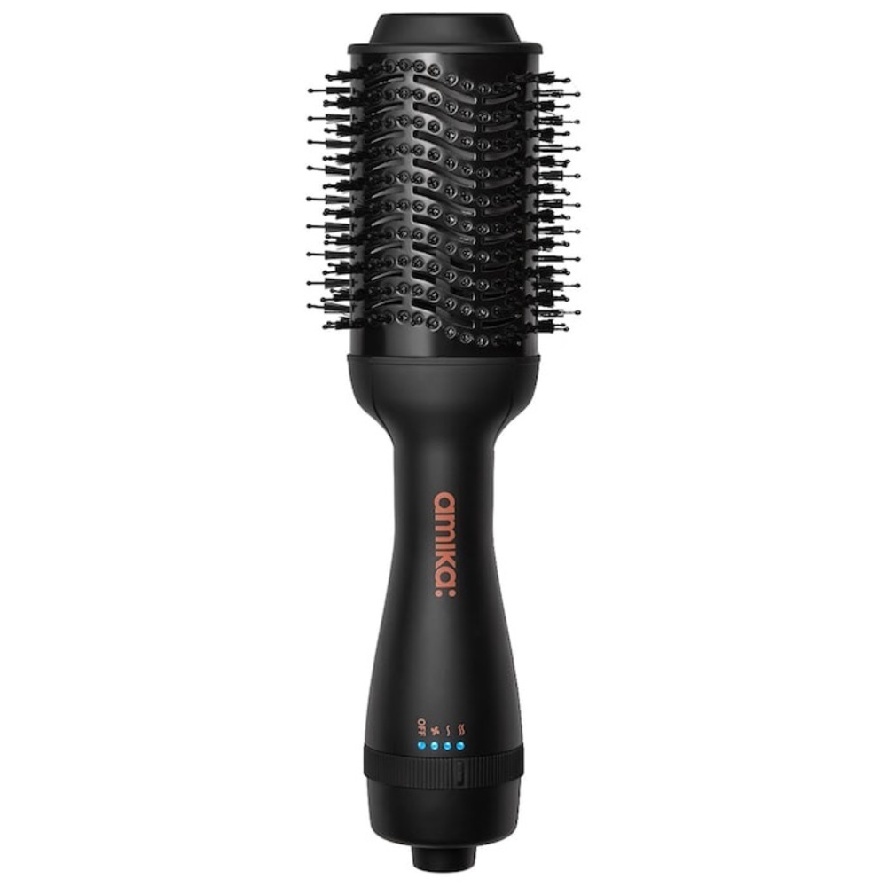Amika Black Hot Air Oval Brush Styler - Smooth & Volumize. Great Condition!